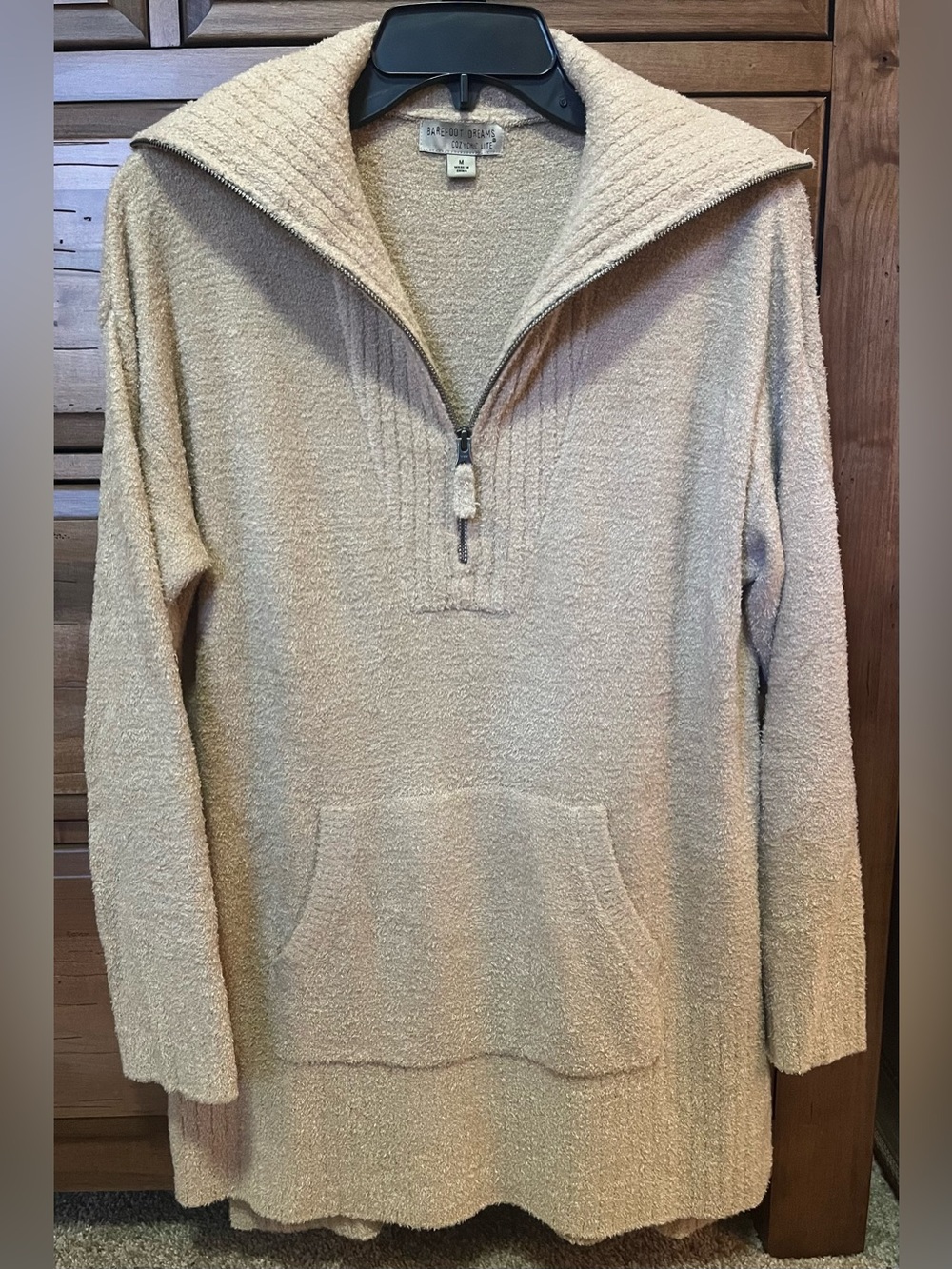 Barefoot Dreams Women's CozyChic Lite Half Zip Tunic Size M